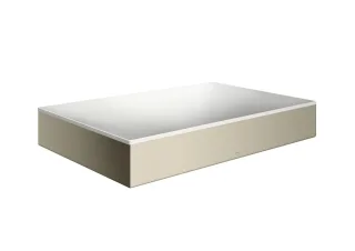 Hansgrohe Aufsatzwaschtisch AXOR Suite Basins&Bathtubs 600x400mm o.Hl.Ül.weiss/polished nickel, 4200 42004830