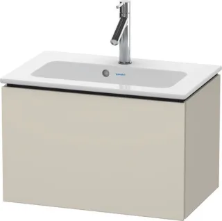 Duravit L-Cube Waschtischunterbau wandhängend Taupe Matt 620x391x400 mm - LC615609191 LC615609191