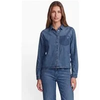STREET ONE STUDIO Jeansbluse mit Brusttasche