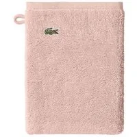 Lacoste Waschhandschuh LLECROCO, (1-St), mit Label-Applikationen