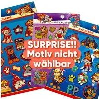 Nickelodeon Sticker Paw Patrol Aufkleber Buch über 50 Sticker bunt, (Set 1-tlg), Chase,Marshall,Rubble,Skye und Rocky Geschenke für Jungen und Mädchen