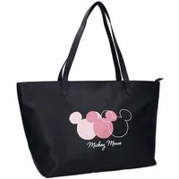 Disney Shopper Große Damen Shopping-Tasche schwarz Kunstleder Disney Mickey Mouse