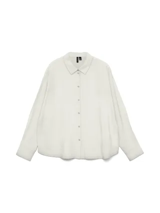 VERO MODA - VMKAJA LS SHIRT WVN Snow White - Gr. - M