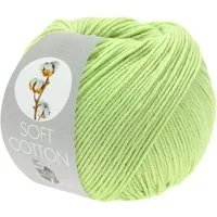 LANA GROSSA SOFT COTTON Häkelwolle, 140 m (weiches, vielseitiges Garn für höchsten Tragekomfort), 50 g