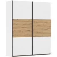 rauch Schwebetürenschrank Kleiderschrank Schrank Garderobe Garderobenschrank Wäscheschrank NEO (3 verschiedene Ausstattungen BASIC/CLASSIC/PREMIUM (inkl. SOFT-CLOSE) mit großzügigem Stauraum und vielfältigen Farbkombinationen