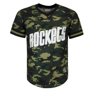 Mitchell & Ness NBA Houston Rockets Herren Camo Mesh T-Shirt