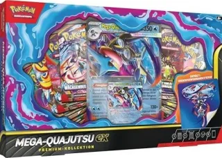 Pokémon-TCG: Mega-Entwicklung - Mega-Quajutsu ex Premium-Kollektion, Sammelkarten
