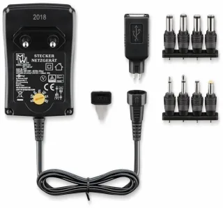 GOOBAY Universal-Steckernetzteil 53997, 3...12 V-, 18 W