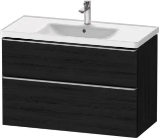 Duravit D-Neo Waschtischunterbau wandhängend Eiche Schwarz Matt 984x452x625 mm - DE4356070160000 DE4356070160000