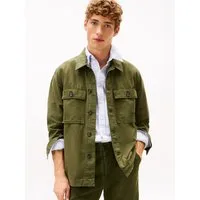 Tommy Hilfiger Hemdjacke GMD UTILITY aus strukturiertem Satin