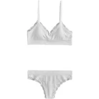 Next Set: Bralette-BH Nahtloses Bralette- und String-Set mit Spitze (2-tlg)