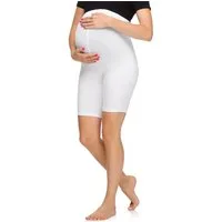 Merry Style Umstandsleggings Damen Kurze Umstandsleggings aus Viskose MS10-299 (1-tlg) elastischer Bund