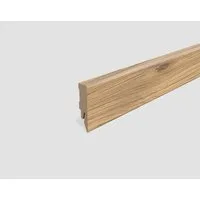 EGGER Sockelleiste Eiche braun L624, L: 240 cm, H: 5.8 cm, 1-St., 2,40m, neues kubisches Profil, passend zu Fußboden Sherman Eiche honig