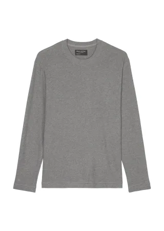 Marc OPolo Casual - DfC Longsleeve regular Light grey - Gr. - XXL