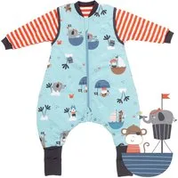 Schlummersack Kinderschlafsack Schlafsack mit Füßen und umklappbaren Bündchen, 1.0 Tog OEKO-TEX