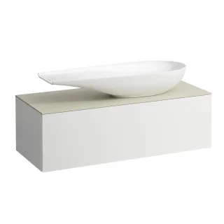 LAUFEN Waschtischunterschrank und Waschtischplatte ALESSI 500x1200x370  H4313250972601