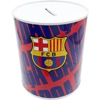 FC Barcelona Spardose 12 × 10 × 10 cm Metall zylindrisch mit Schlitz für Münzen und Scheine, (1-tlg)