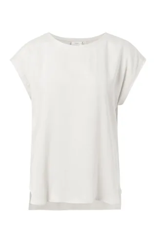 Yaya - Ärmelloses Top aus Mischgewebe beige - Gr. - 42