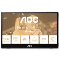 AOC 16T3EA Portabler Monitor (39,5 cm/16 ", 1920 x 1080 px, Full HD, 4 ms Reaktionszeit, 60 Hz, IPS)
