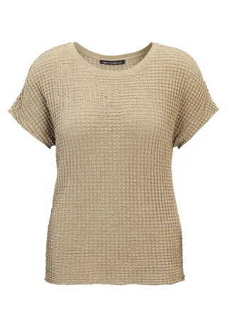 Betty Barclay - Strukturshirt soft olive - Gr. - 40