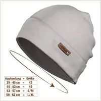 HERMKO Beanie 881210 Kinder Mütze aus 100 % Bio-Baumwolle für die Übergangszeit