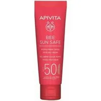 Apivita Tagescreme Bee Sun Hydra Fresh Getönte Gesichtsgelcreme Spf50 50ml