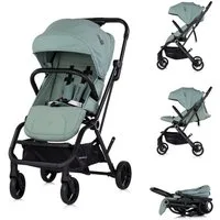 Chipolino Kinder-Buggy Go Twist, Aluminium, PU-Räder, 5-Punkt-Gurt, Sicherheitsgurt, Hinterradbremse