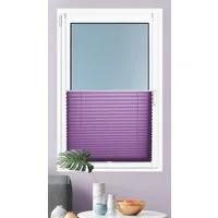 Kutti Plissee Brisa, Lichtschutz, ohne Bohren, verspannt, Klemmfix, Klemmfix, Sichtschutz, blickdicht, einfarbig, Klemmträger