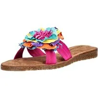 Lazamani Lazamani Pantoletten Leder/Textil Pantolette