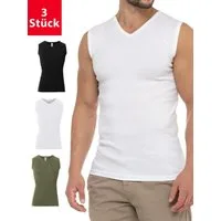 celodoro Unterhemd Herren Business Muskelshirt V-Neck (3er Pack) Muscle Shirt