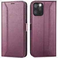 CoolGadget Handyhülle Book Case Elegance Tasche für Apple iPhone 12, iPhone 12 Pro 6,1 Zoll, Hülle Magnet Klapphülle Flip Case für iPhone 12, 12 Pro Schutzhülle