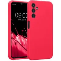 kwmobile Handyhülle Handyhülle für Samsung Galaxy A14 5G Hülle, Hülle Silikon gummiert - Handyhülle - Handy Case in Neon Pink