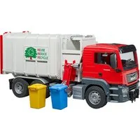 Bruder® Spielzeug-Müllwagen MAN TGS Seitenlader Müll-LKW (03761), Made in Europe