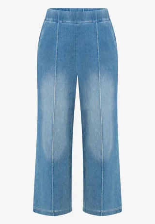 zero - Jeans elastischer Bund 26 Inch blue denim - Gr. - 42