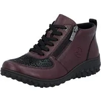 Rieker Sneakerboots High Top Sneaker, Schnürboots, Stiefelette mit floralem Muster