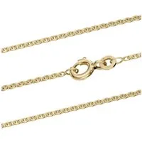 HOPLO Goldkette Goldkette Ankerkette Halskette Breite 1,5 mm 36 cm 750-18 Karat Gold, Made in Germany