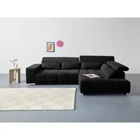 COTTA Ecksofa Orion L-Form, B: 310 cm, Kopfteilverstellung & 5 Nierenkissen
