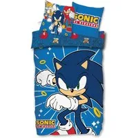 SkyBrands Bettwäsche Sonic the Hedgehog - Wende-Bettwäsche-Set, 135x200 & 80x80, Baumwolle, 100% Baumwolle