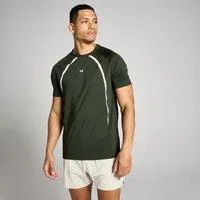 MP Herren Tempo Panel T-Shirt - Waldgrün - XS