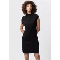 Les Lunes Jerseykleid Zaharaa Dress Knielang, elegant, hoher Halsausschnitt und angeschnittene Ärmel