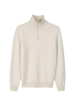 Marc OPolo Casual - Troyer regular white cotton - Gr. - L