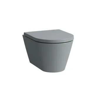 LAUFEN Wand-Tiefspül-WC Kartell 490x370, spülrandlos Ausführung kurz graphit matt, H8203337580001 H8203337580001