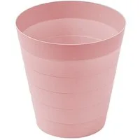 Sinoba Papierkorb moderner Mülleimer Papiereimer 6105 rund, Abfalleimer für Büro Kinderzimmer aus Kunststoff 9 Liter Höhe 25 cm
