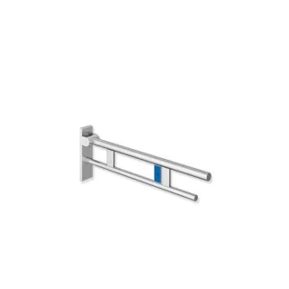 Hewi System 900 Stützklappgriff 900.50.175XA Ausladung 700 mm, Edelstahl matt geschliffen, links, Funk-Spülauslösung