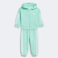 adidas Sportswear Trainingsanzug I 3S FZ FL JOG (2-tlg), für Babys, zweiteiliges Set, aus Baumwolle