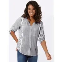 Witt Klassische Bluse Streifenbluse 3/4-Arm