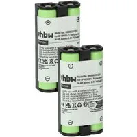 vhbw Akku passend für Sony MDR-RF955RK, MDR-RF955, MDR-RF995, MDR-RF4000, Akku Akku NiMH 700 mAh (2,4 V, 2 St), Leistungsfähige Austausch-Akkus für schnurlosen Kopfhörer, Headset