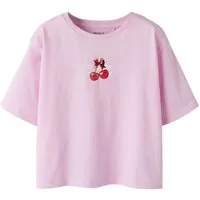 Name It T-Shirt NKFFARINAZ SS NREG SHORT TOP BOX mit sommerlichem Frontmotiv