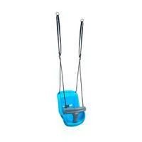 Babyhochschaukel blau/grau