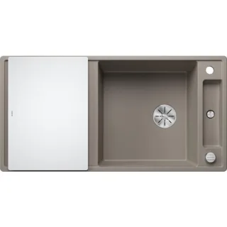 Blanco AXIA III XL 6 S Spüle 523517 100x47cm, PuraDur tartufo, reversibel, mit Glasschneidbrett